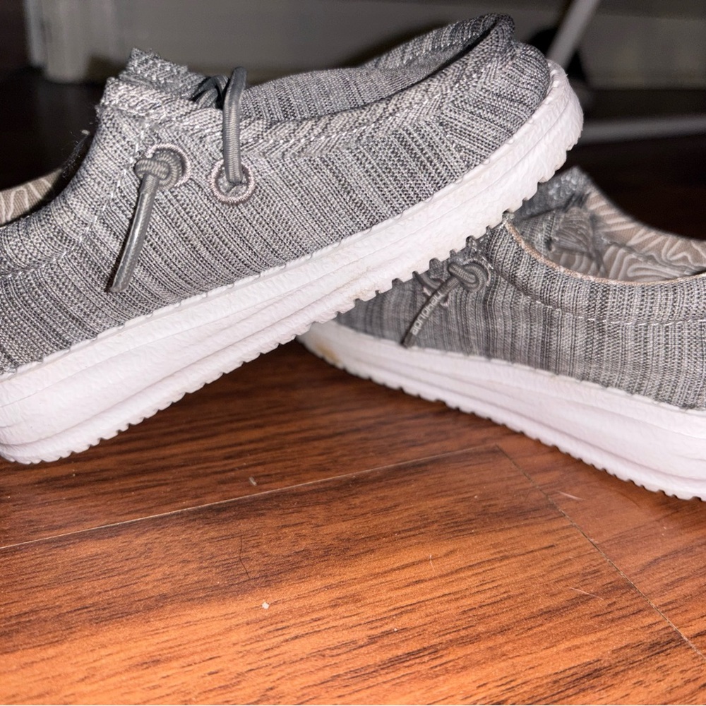 Hey Dude Kids Gray Dress Shoes